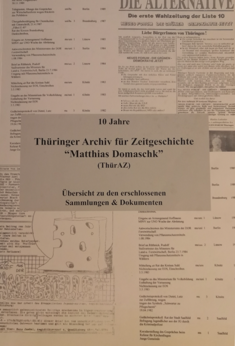 10 Jahre ThürAZ "Matthias Domaschk"